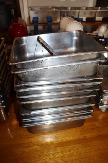 Times 13 - 1/2 x 4" stainless inset pans