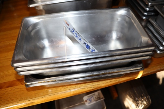 Times 5 - 1/3 x 2" & 4" stainless inset pans