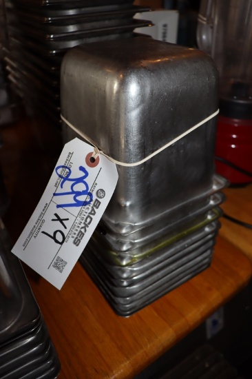 Times 9 - 1/6 x 6" stainless inset pans