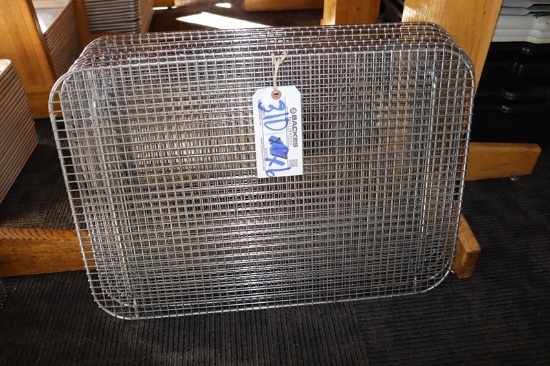 Times 6 - 18" x 26" stainless sheet pan cooling screens