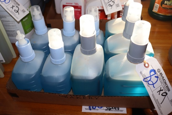 Times 9 - Bottles of soap for hand dispensers