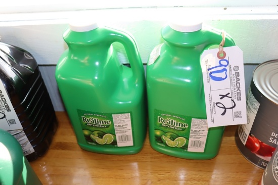 Times 2 - Gallons of Lime juice