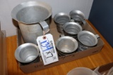Box to go - 1 large & 6 small aluminum measuring cups