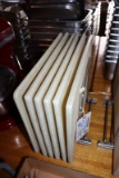 Times 6 - Rough poly cutting boards with rack