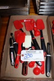 Box flat to go - Betty Crocker peelers, measuring spoons, & bowl scrapers