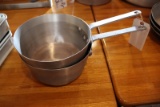 Times 2 - Aluminum 6 quart sauce pans
