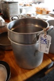 Large aluminum double broiler with stainless inset - no lid
