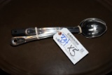 Times 5 - Stainless slotted service spoons