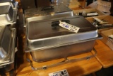 Times 2 - Folding stainless chaffing units
