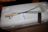 Fryer clean out scoop & brush