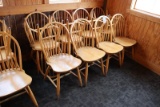 Times 12 - Windsor back wood dining chairs