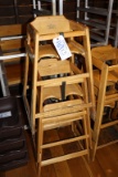 Times 3 - Wood high chairs