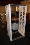 Rubbermaid lateral portable sheet pan rack