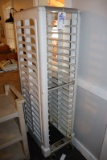 Rubbermaid 1/2 sized portable sheet pan rack
