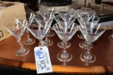 All to go - 12 martini glasses