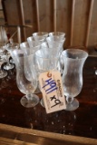 All to go - 9 hurricane glasses