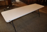 Times 4 - Lifetime 8' white banquet tables