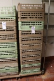 Portable dishwasher cart with 11 dish boxes