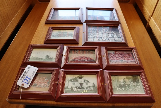 All to go - 10 wood framed North Scott or related wall signs