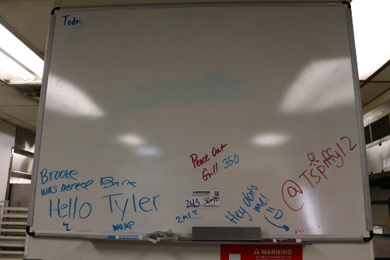 36" x 48" dry erase board