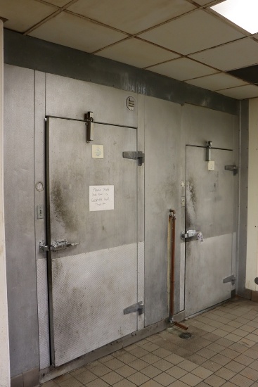 Duracool combination walk in cooler/freezer - overall size is approximately