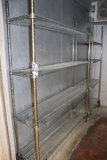 Times 4 - chrome racks - showing rust - 14 x 60 - 14 x 36 - 2) 14 X 48