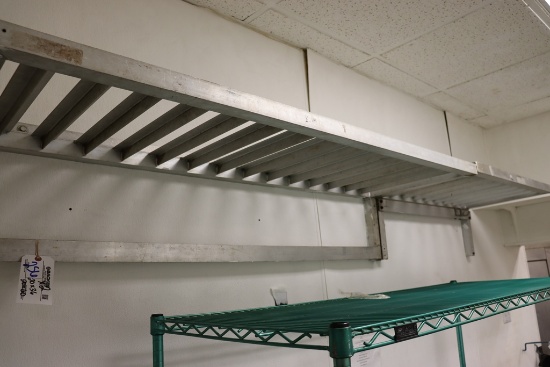 Times 2 - 20" x 36" and 20" x 60" aluminum dunnage style wall shelves - buy