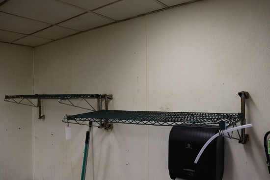 Times 2 - Metro wire wall shelves - 18" x 53" - showing rust