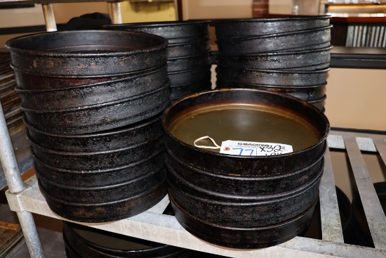 Times 32 - 12" round deep dish pizza pans