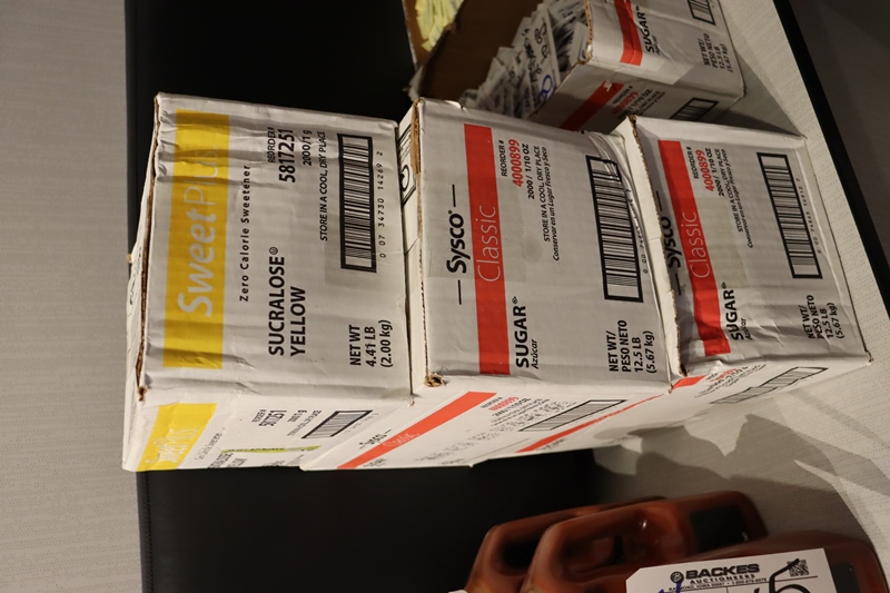 Times 3 Boxes of New Sysco sugar & sweetener Proxibid