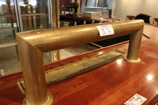 39" brass 10 head tap tower