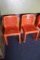 Times 8 - Lagoon Furniture Milan Style Orange Stackable Dinning Chair (pd $