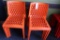Times 10 - Lagoon Furniture Milan Style Orange Stackable Dinning Chair (pd
