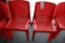 Times 8 - Lagoon Furniture Milan Style Orange Stackable Dinning Chair (pd $