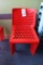 Times 8 - Lagoon Furniture Milan Style Orange Stackable Dinning Chair (pd $