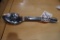 Times 4 - solid and slotted serving spoons