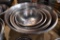 SET to go of 6 stainless mixing bowls from 16