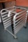 Portable aluminum 1/2 size sheet pan rack