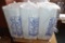 Times 3 - Dart Performer foam hinge lids containers - 9 3/4 x 5 1/4 x 3 1/4