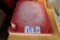 Times 2 - 15 x 20 red and white cutting boards