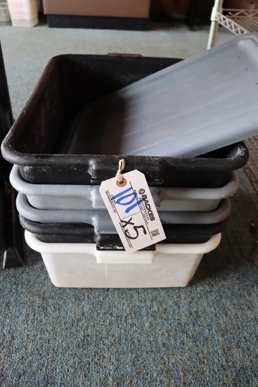 Times 5 - misc. bussing tubs - these will need cleaned