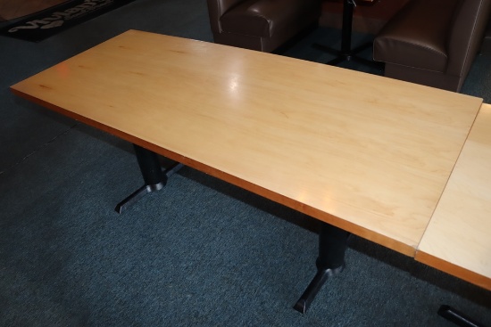 30" x 72" custom made top dining table - very nice top