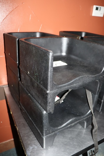 Times 4 - black booster seats