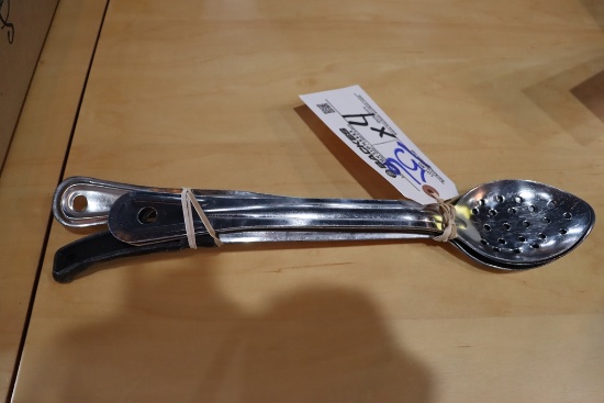 Times 4 - perforated serving spoons