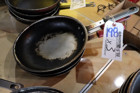 Times 3 - 10" skillets in as is condition