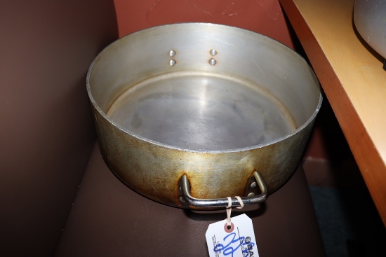 16" round aluminum brazing skillet