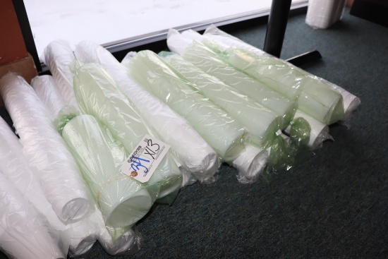 All to go - 13 sleeves of styro hot/cold cups with some lids