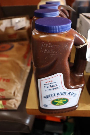 Times 4 - 2 qt Sweet baby Rays Jamaican Jerk sauce
