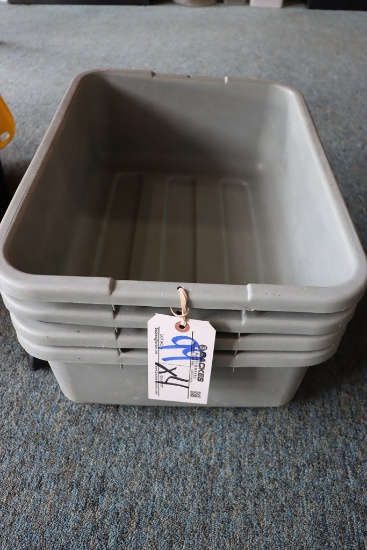 Times 4 - gray bussing tubs