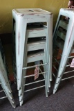 Times 4 - metal bistro style stools
